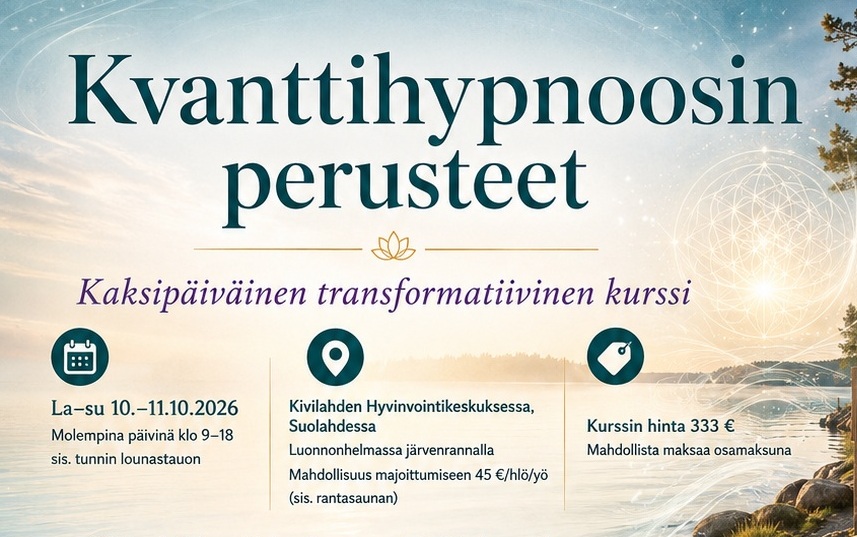 kvanttihypnoosin perusteet. artikkelikuva